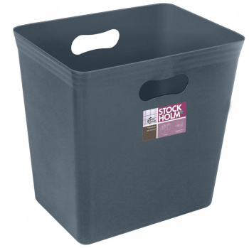 Контейнер д/мусора пластм. без крышки 20л "Stockholm" Вулкан.базальт PT658211026 ("Plast Team") *1/5 Контейнер д/мусора пластм. без крышки 20л "Stockholm" Вулкан.базальт PT658211026 ("Plast Team") *1/5