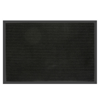 Коврик влаговпитывающий 60*90 см ребристый черный "KOVROFF" (арт.20301) *1/10 (ДЮ181)