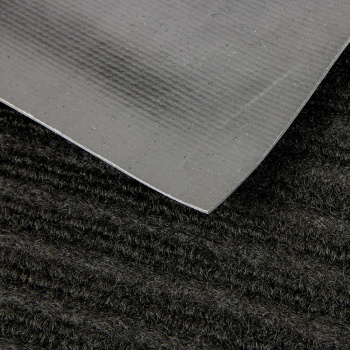 Коврик влаговпитывающий 60*90 см ребристый черный "KOVROFF" (арт.20301) *1/10 (ДЮ181)