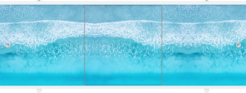 Экран под ванну "Премиум Арт" Морской прибой 1,68м *2