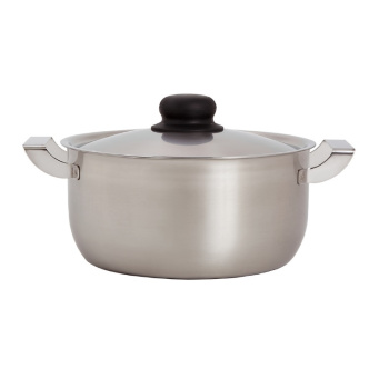 Кастрюля нерж. 3,0л "Дачная" д.20см Металл.кр. 1с815 (Аша) *1/6