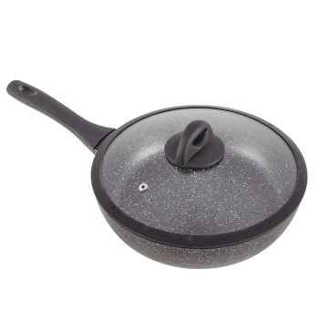 Сковорода алюм.а/приг. Scovo "Hi-Blackl" d26см "Сотейник" Стекл.кр. HB-021 (з-д "Сково") *1/4