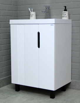 Тумба /Домино/ "Марта 60" белая (выпис. раков. КШ149 - Unit, КМ416-Bazis 60, КЦ393-Absolute 60)*1/14