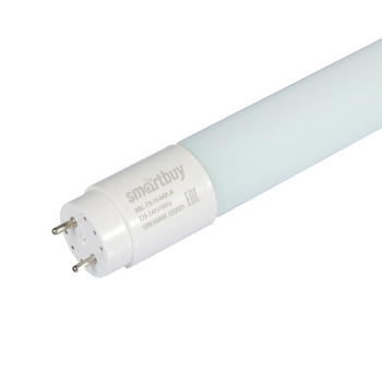 Лампа светодиодная линейная Smartbuy, G13, 10 Вт, 800 Лм, 6500 К, холодный белый