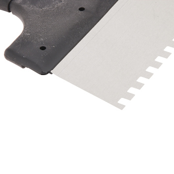 Шпатель фасадный нерж.сталь зубчат 150мм пласт.руч 6*6мм T4P(арт.1201156) *1/10/60 Шпатель фасадный нерж.сталь зубчат 150мм пласт.руч 6*6мм T4P(арт.1201156) *1/10/60