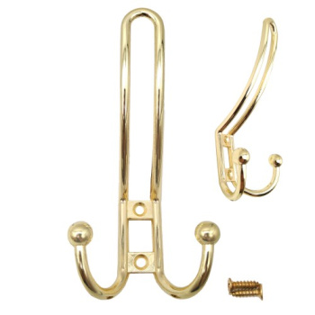 Крючок мебельный ЗОЛОТО 208 А Соллер *10/200