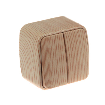 Выключатель Дача ОП 2кл. сосна 10А Народная SQ1824-0052