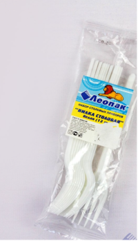 Одноразовая вилка (набор 12 шт) *1/50 Одноразовая вилка (набор 12 шт) *1/50