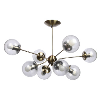 Люстра Verner Lighting N41648, 40 Вт, Е27, 8 ламп, античная бронза