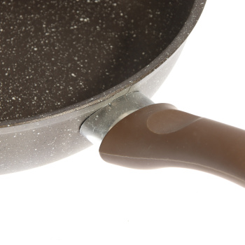 Сковорода алюм. а/приг.литая Kukmara "Мраморная" кофейный d24см выс.борт.60см смк241а (Кукмор) *1/5