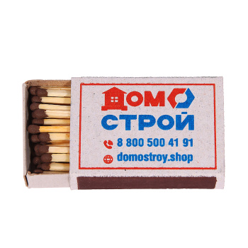 Спички бытовые ДомоСтрой ГОСТ 1820-2001, 10 коробков