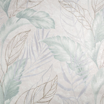 Обои флиз "Home Color" PROTECT-PLUS-VESNA (беж./зел.) HC72437-27  1,06*10м *1/8