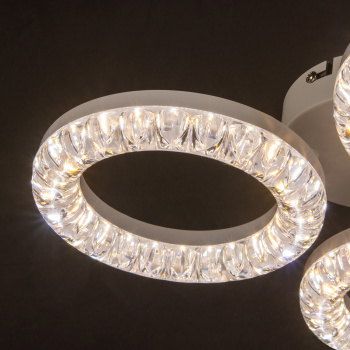 Люстра 09847-0.3-03A WH LED ПДУ+диммер S=10м2 *1