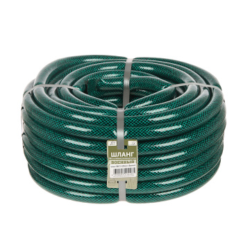 Шланг поливочный 25 м Авангард "Военный", ПВХ, 3/4", армированный, зеленый Шланг поливочный 25 м Авангард "Военный", ПВХ, 3/4", армированный, зеленый
