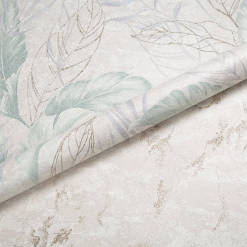 Обои флиз "Home Color" PROTECT-PLUS-VESNA фон (беж./зел.) HC72438-27  1,06*10м *1/8