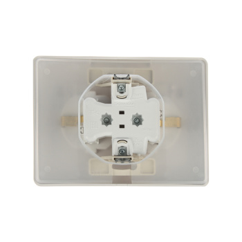 Розетка "BLANCA" СП 2-мест. белая з/к з/ш крышка IP44 16А 250В BLNRS441121 *1/5/30