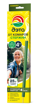 Стержни от комаров и летающих насекомых 4шт ДЭТА *24 Стержни от комаров и летающих насекомых 4шт ДЭТА *24