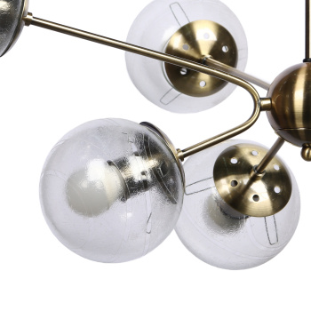 Люстра Verner Lighting N41648, 40 Вт, Е27, 8 ламп, античная бронза