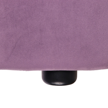 Пуф FORPOST, 40х45х40 см, бочка, микровелюр конфетти плюм, фиолетовый