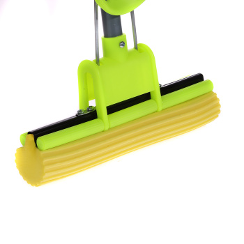 Швабра с отжимом, насадка-губка "валик", телеск.руч.120см KWL10207 "Умничка" *1/14