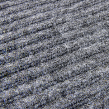 Коврик влаговпитывающий 90*120 см ребристый серый "KOVROFF" (арт.20402) *1/6 (ОП18)