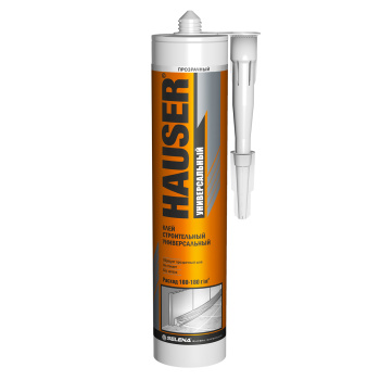 Жидкие гвозди 285 г HAUSER, универсальный, прозрачный