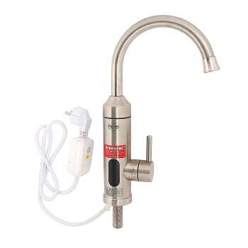 Смеситель для кухни Potato P0051 высокий излив с водонагревателем *1/10