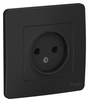 Розетка "BLANCA" СП 1-мест. антрацит 16А 250В BLNRS000016 *10/20