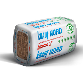 Утеплитель ТеплоKNAUF NORD Aguastatik TS 033, 50 мм, 12 плит, 9 м² Утеплитель ТеплоKNAUF NORD Aguastatik TS 033, 50 мм, 12 плит, 9 м²