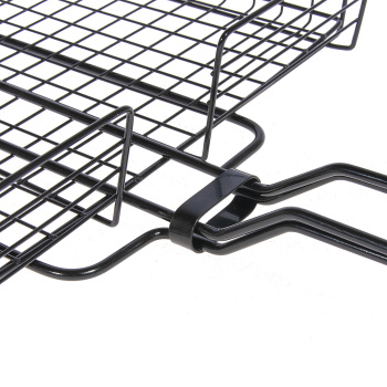 Решетка для "барбекю" 55х31х24 глуб. 6 см, черная, антипригарное покрытие G1-02N *1/16