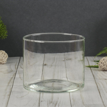 Ваза "Иберетта-100" 10х12см, 0,8л прозрачная 159567