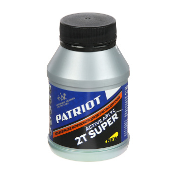 Масло д/2-х тактных двигателей 100мл полусинтетическое SUPER ACTIVE 2Т PATRIOT *1/24