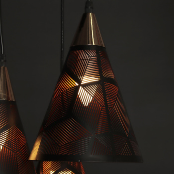 Люстра N5211/3H 3*40W E27 (d-370; h-300/h800) VERNER LIGHTING *1