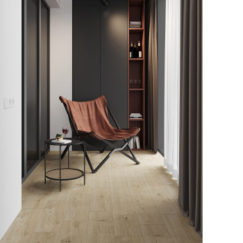 Керамогранит 0.96 м² Lasselsberger Ceramics Джордано 6264-0117-1001, 603х199х8.5 мм, светло-бежевый