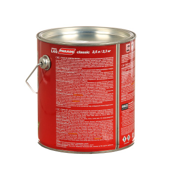 Лак акриловый для наружных и внутренних работ по камню и кирпичу глянцевый 2,5 л PARADE L-40 *1/3