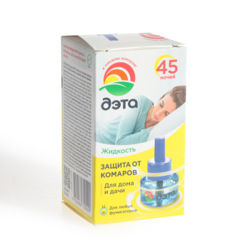 Жидкость от комаров для фумигатора 30мл 45 ночей ДЭТА INSECTO (209) *12/24 Жидкость от комаров для фумигатора 30мл 45 ночей ДЭТА INSECTO (209) *12/24