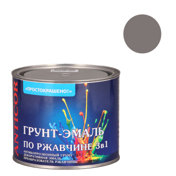 Грунт-эмаль по ржавчине серая 1,8 кг Простокрашено *1/6/210 Грунт-эмаль по ржавчине серая 1,8 кг Простокрашено *1/6/210