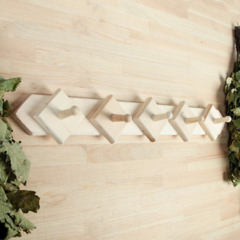 Вешалка 5 крючков, липа "Добропаровъ" 1350303