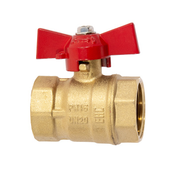 Кран шаровый 3/4" (Ø20) М/М бабочка STI 11Б27п1 (462) *1/100