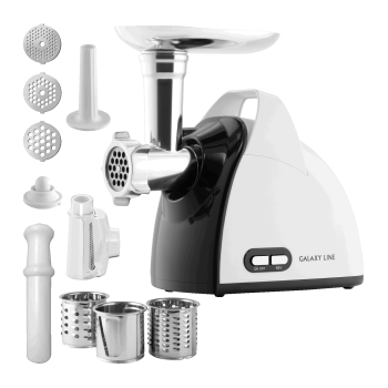Мясорубка  + овощерезка 1200Вт GALAXY LINE GL 2420 нерж. реверс*1/4