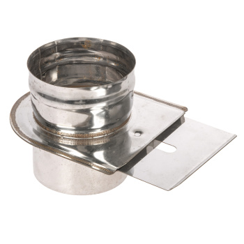 Шибер-задвижка d.120, 0,8мм нержавейка AISI 430 GS *1/10