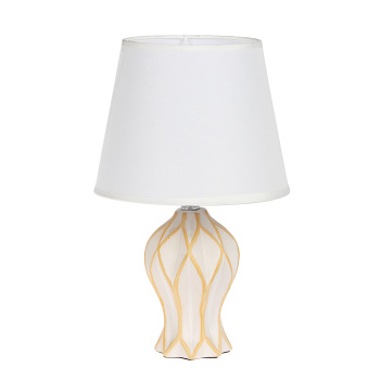 Лампа настольная 01536-0.7-01 Е14 60Вт (керамика+абажур) *1