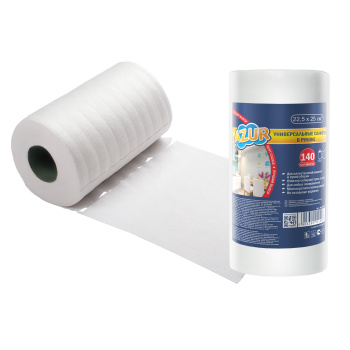 Салфетки д/уборки в Рулоне 25х22,5см 140шт "салфетка универсальная" 020420 "York" *1/18