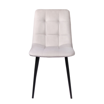 Стул FORPOST Тиффани, 43x84x37 см, велюр конфетти сильвер, серый