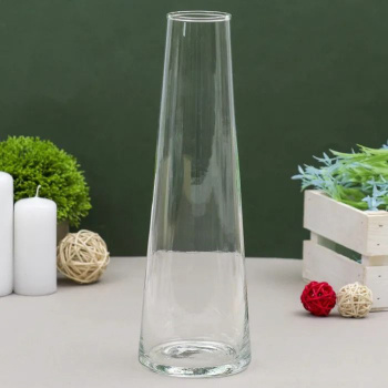 Ваза "Коническая" средняя d-5х9х28,5 см, 1л 2282 758571
