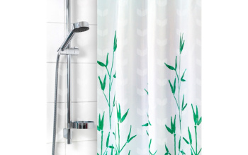 Штора для ванной V-line Тростник, 180х180 см, полиэстер, с кольцами