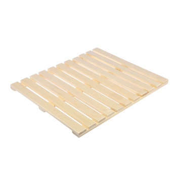 Решетка на пол 60х70 см для бани и сауны (липа) "Банные штучки"/5