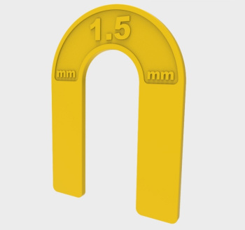 Система выравнивания плитки СВП "Подкова" 1,5мм многоразовая (пакет 100шт) (арт.444-0015)   *1/30 Система выравнивания плитки СВП "Подкова" 1,5мм многоразовая (пакет 100шт) (арт.444-0015)   *1/30