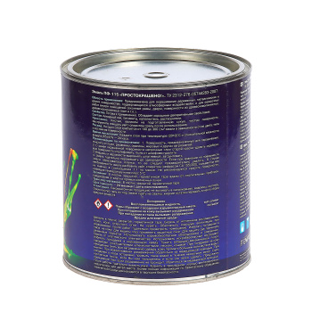 Эмаль алкидная 2.7 кг ПРОСТОКРАШЕНО ПФ-115, белая Эмаль алкидная 2.7 кг ПРОСТОКРАШЕНО ПФ-115, белая