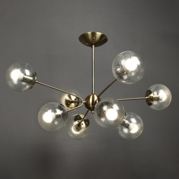 Люстра Verner Lighting N41648, 40 Вт, Е27, 8 ламп, античная бронза